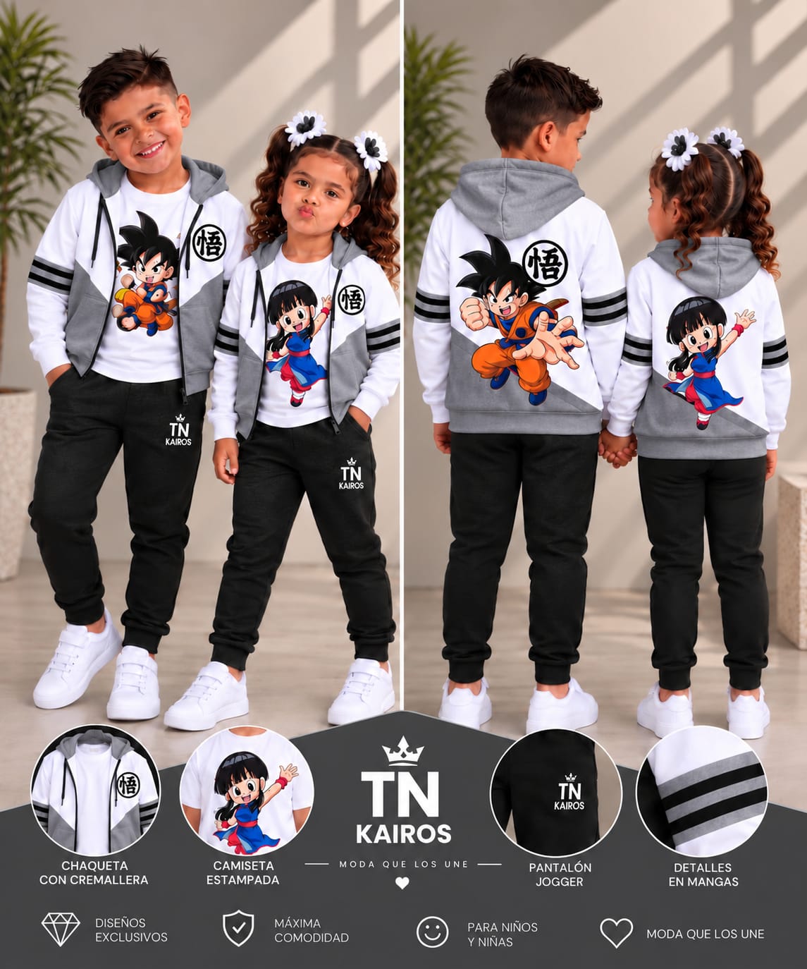 Kairos Silver, conjunto infantil TN KAIROS Kids